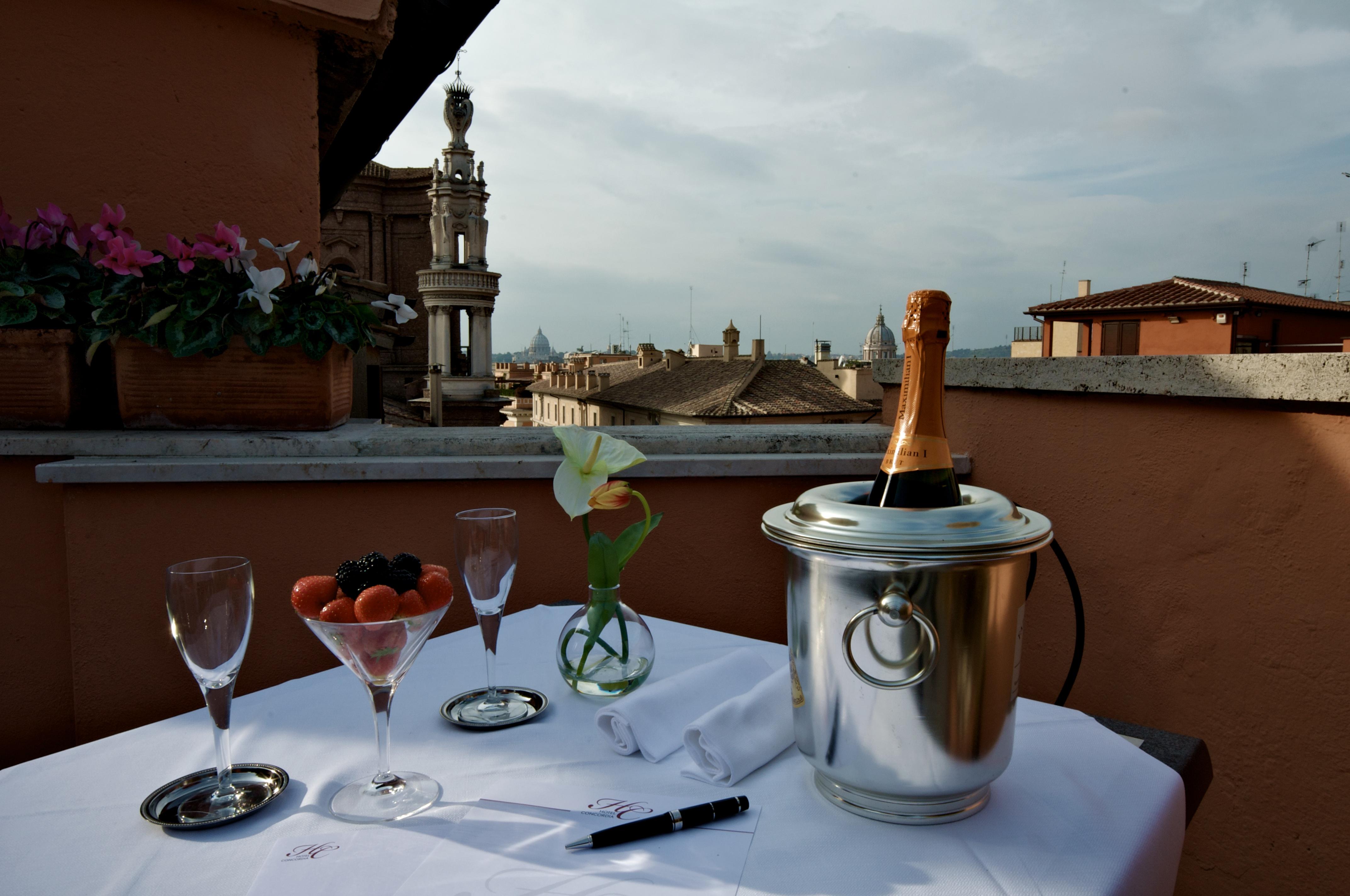 Hotel Concordia Rome Restoran gambar